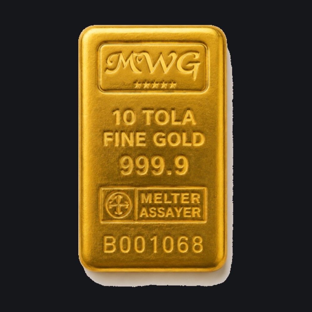 سبيكة ذهب مصبوبة Motiwala 10 تولات (999.9)
