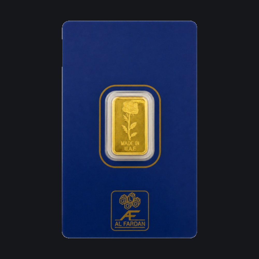 Al Fardan gold minted bar 5 g (999.9)