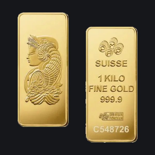 PAMP Suisse gold minted bar 1 kg (999.9) — Lady Fortuna