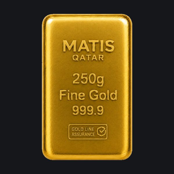 Matis Qatar gold cast bar 250 g (999.9)
