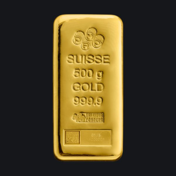 PAMP Suisse gold cast bar 500 g (999.9)