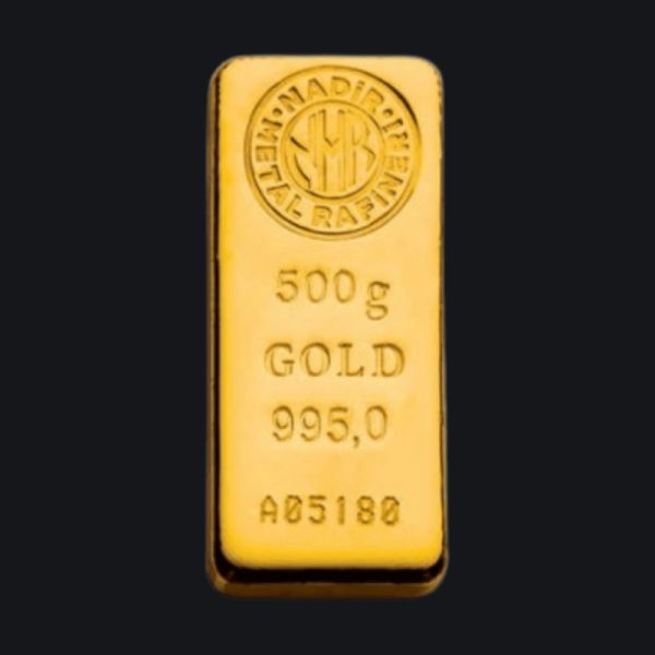 Nadir gold cast bar 500 g (995)