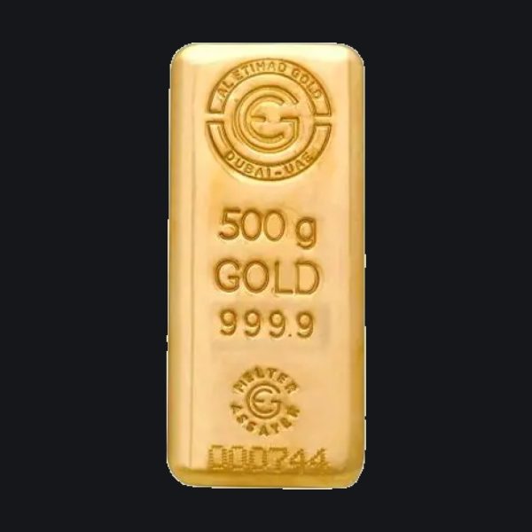 Al Etihad gold cast bar 500 g (999.9)