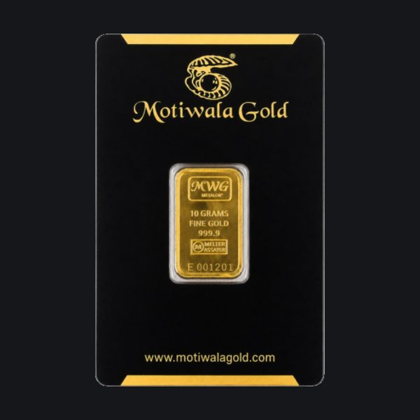 Motiwala gold minted bar 10 g (999.9)