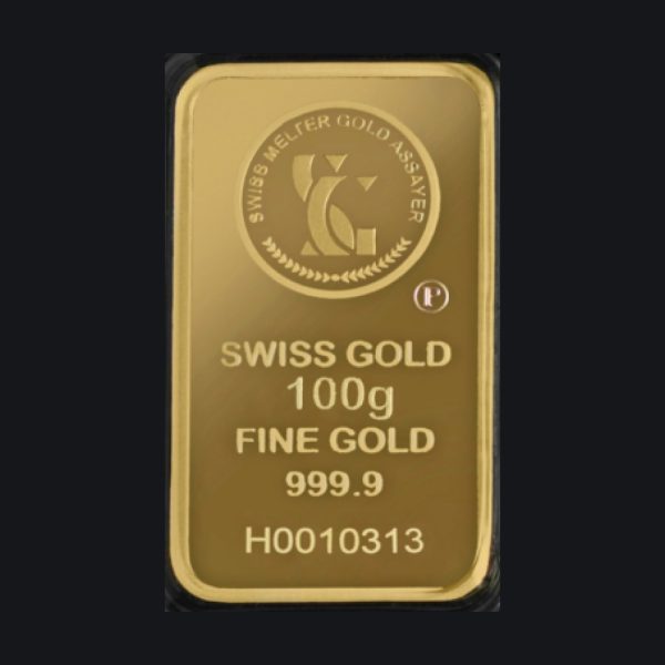 Swiss Gold gold minted bar 100 g (999.9)