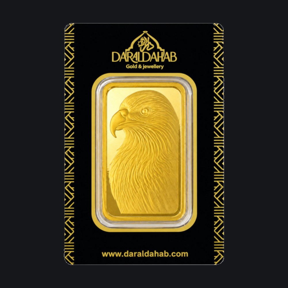Daraldahab gold minted bar 100 g (999.9)