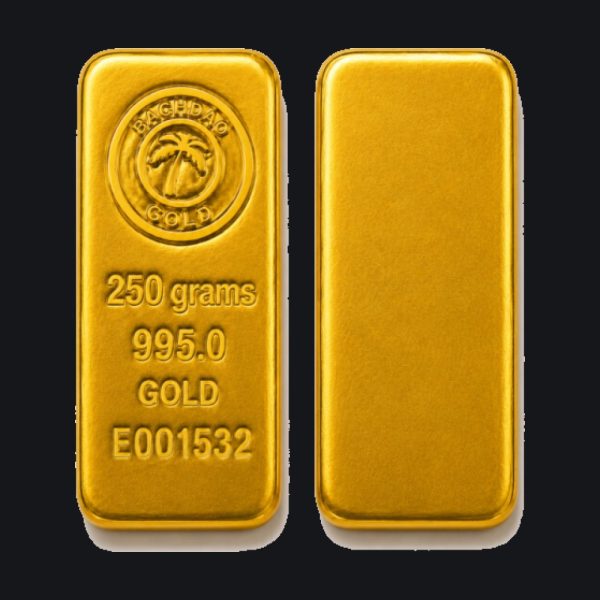 Baghdad gold cast bar 250 g (995)