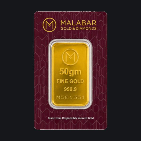 Malabar gold minted bar 50 g (999.9)