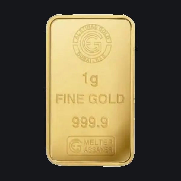 Al Etihad gold minted bar 1 g (999.9)