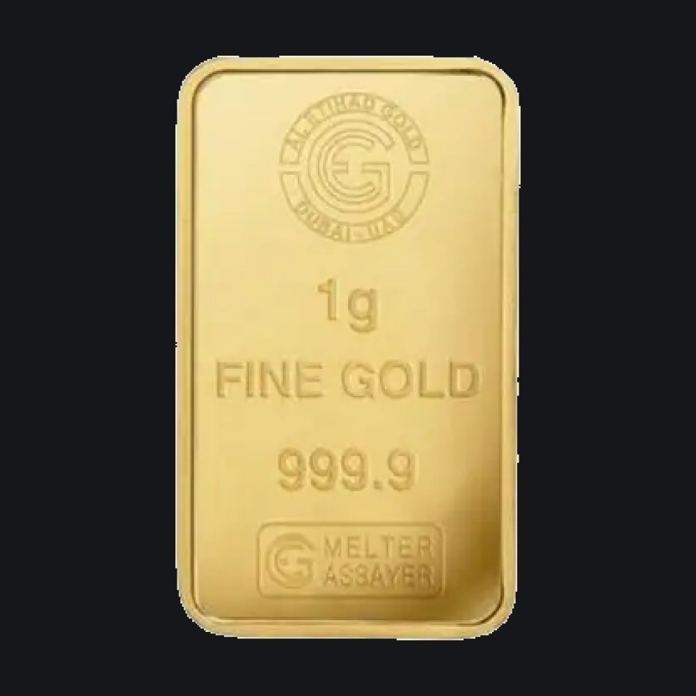 Al Etihad gold minted bar 1 g (999.9)