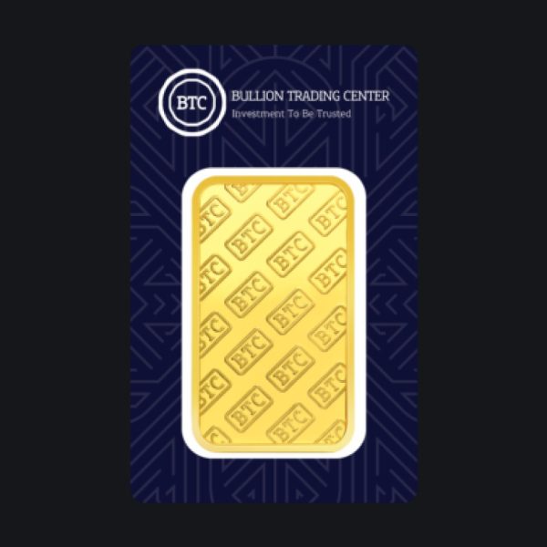 BTC gold minted bar 20 g (999.9)