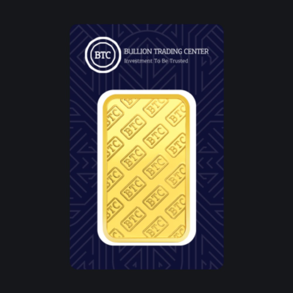 BTC gold minted bar 20 g (999.9)