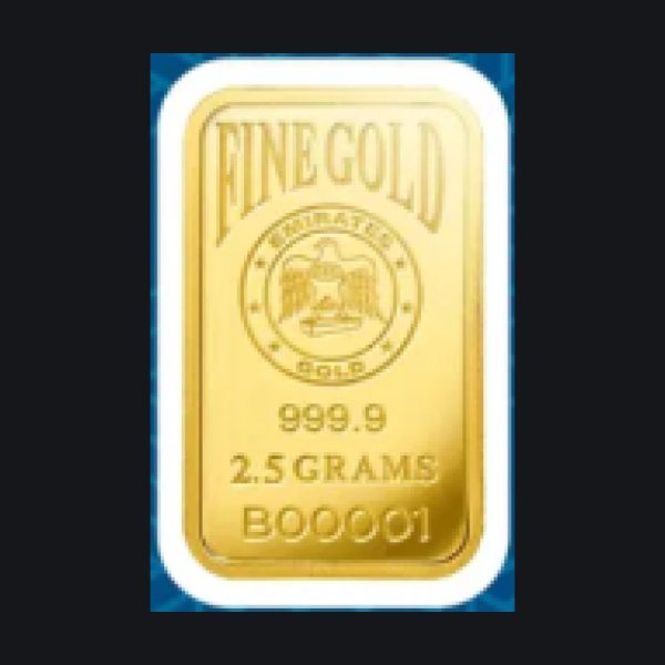 Emirates Gold gold minted bar 2.5 g (999.9)