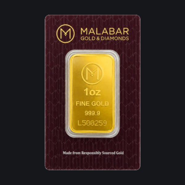Malabar gold minted bar 1 oz (999.9)