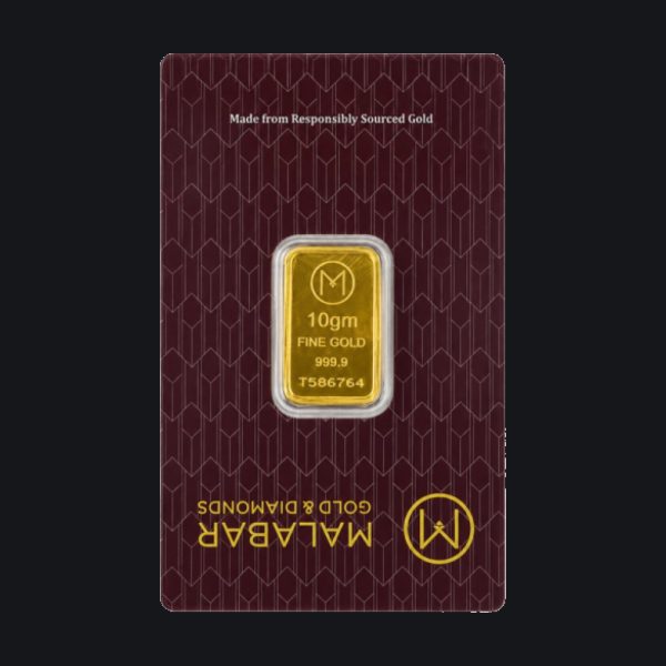 Malabar gold minted bar 10 g (999.9)