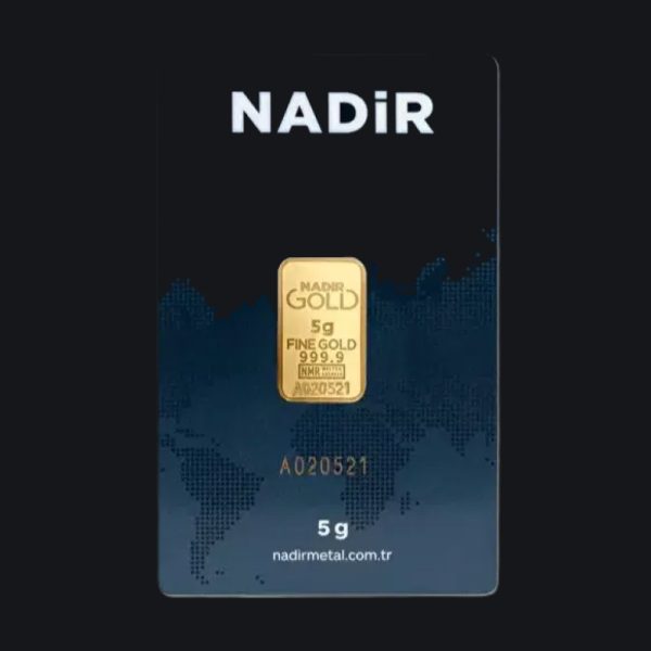 Nadir gold minted bar 5 g (999.9)