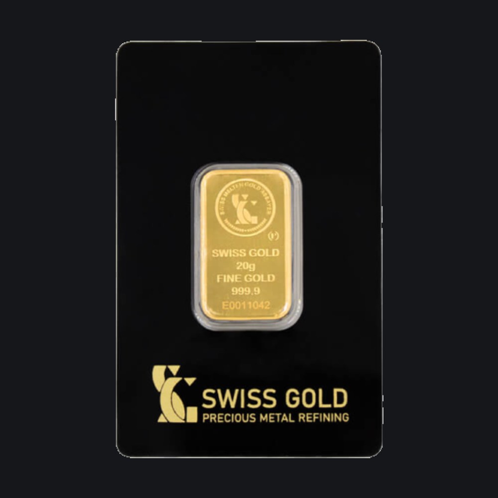 Swiss Gold gold minted bar 20 g (999.9)