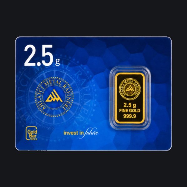 Ahlatci gold minted bar 2.5 g (999.9)