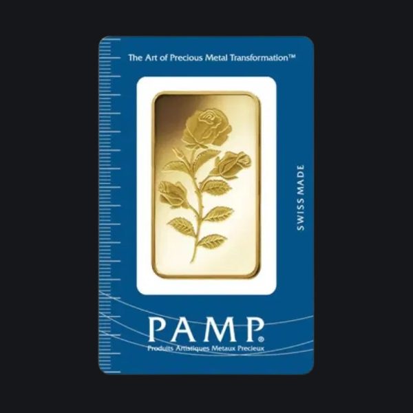 PAMP Suisse gold minted bar 100 g (999.9) — Rose