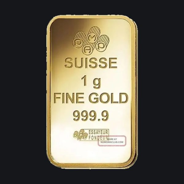 PAMP Suisse gold minted bar 1 g (999.9)