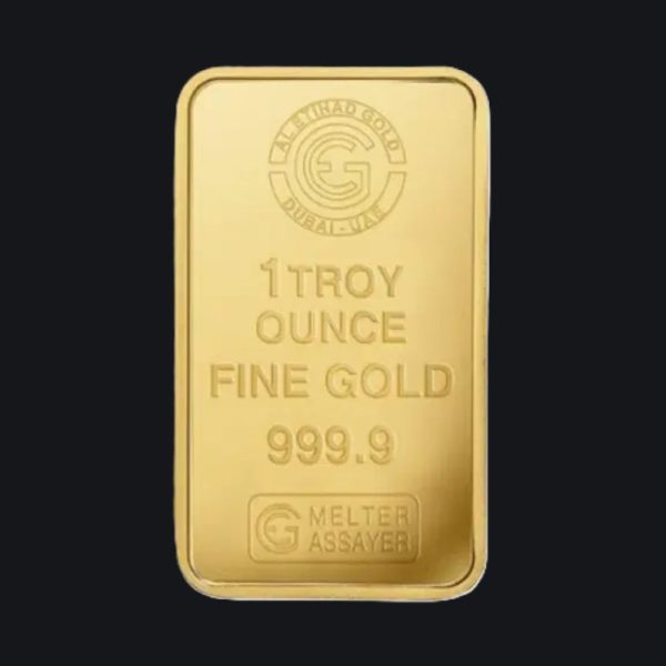 Al Etihad gold minted bar 1 oz (999.9)
