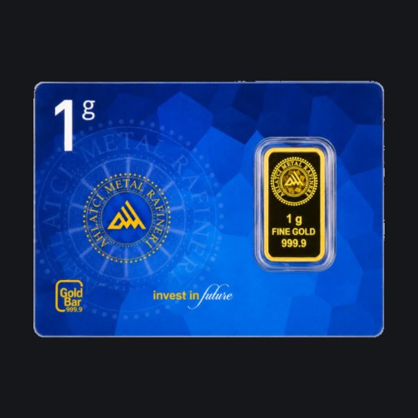 Ahlatci gold minted bar 1 g (999.9)