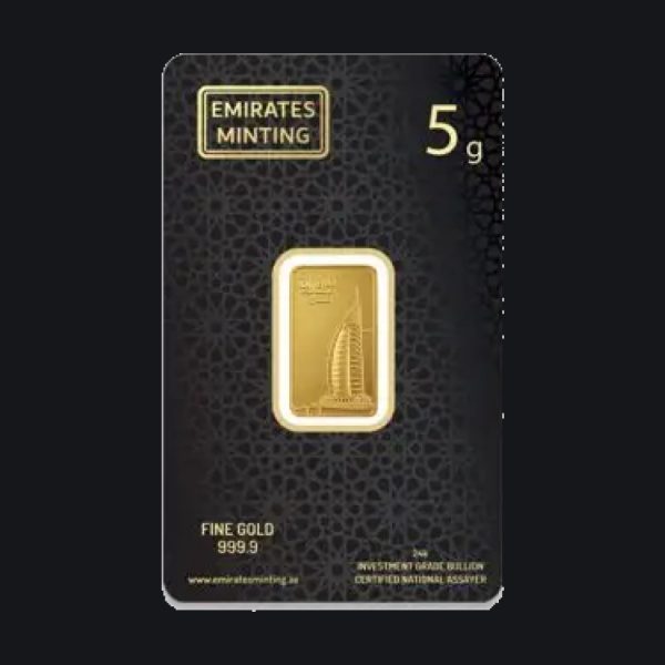 Emirates Minting gold minted bar 5 g (999.9)