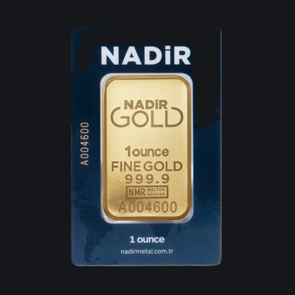 Nadir gold minted bar 1 oz (999.9)