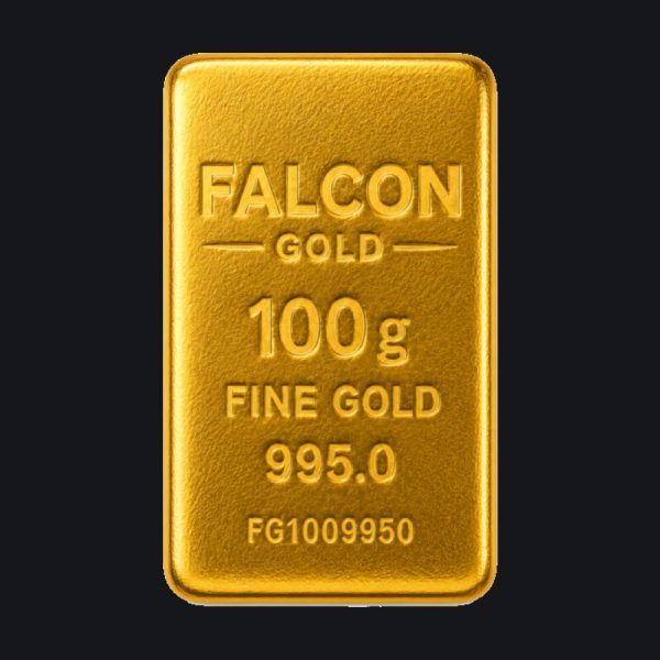 Falcon gold cast bar 100 g (995)