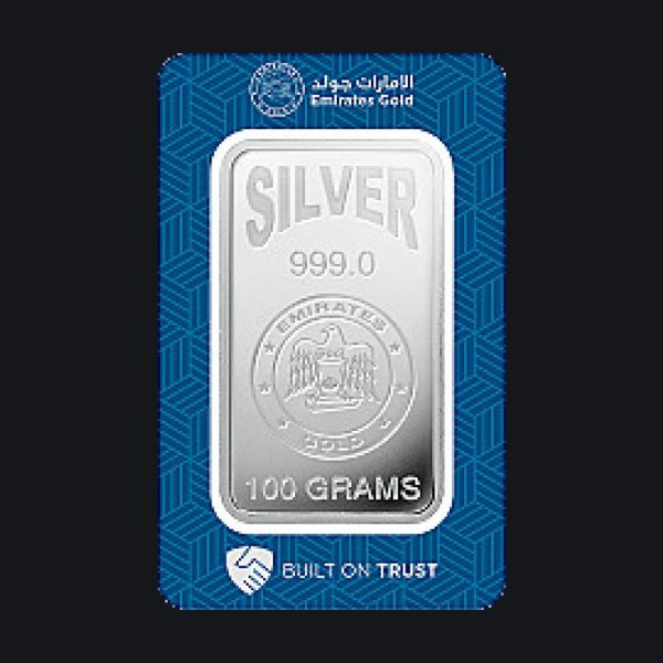 Emirates Gold silver minted bar 100 g (999)