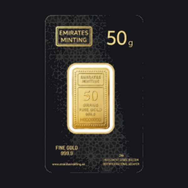 Emirates Minting gold minted bar 50 g (999.9)