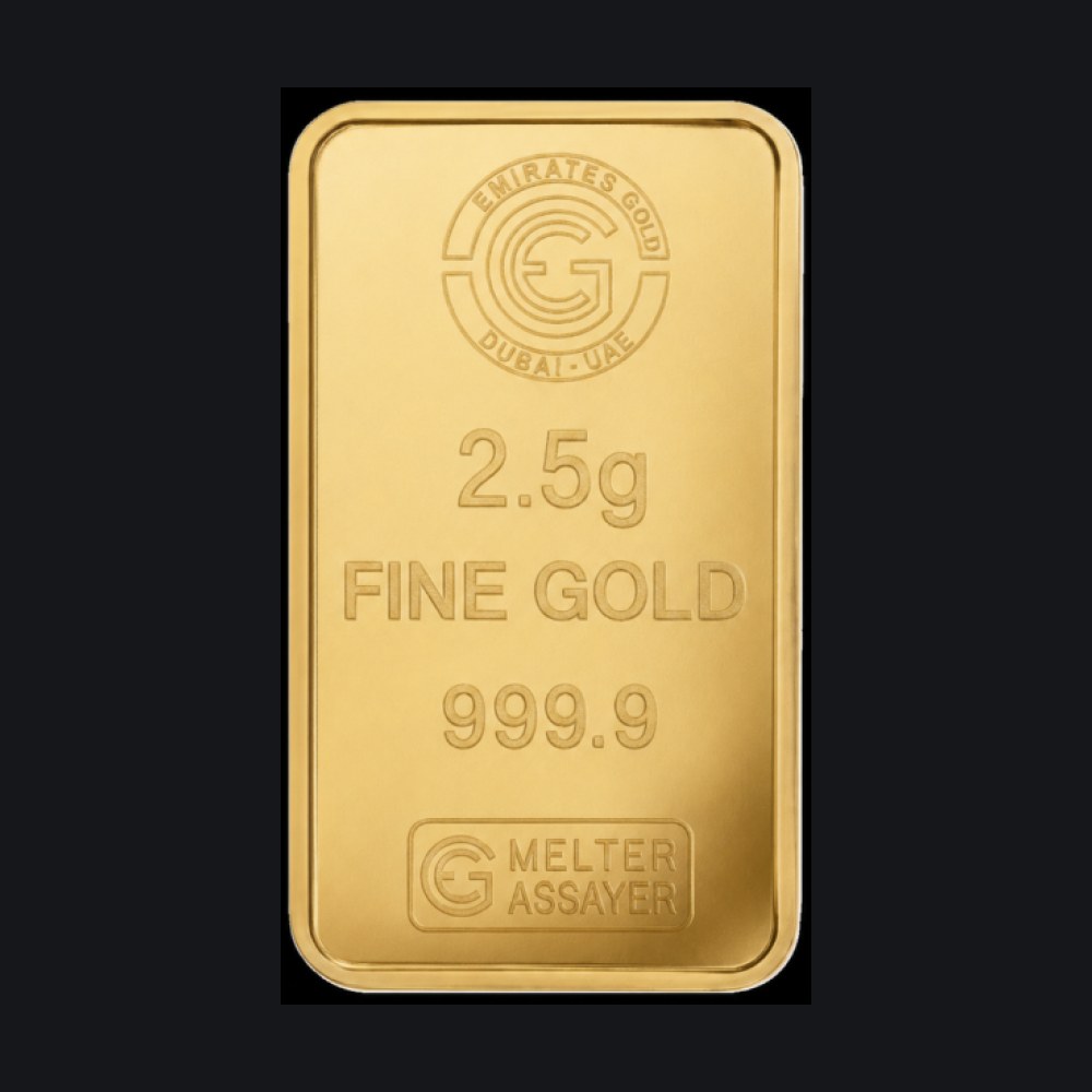 Al Etihad gold minted bar 2.5 g (999.9)