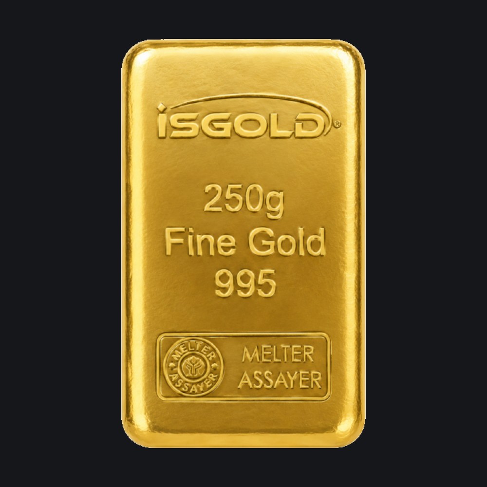 IS Gold gold cast bar 250 g (995)