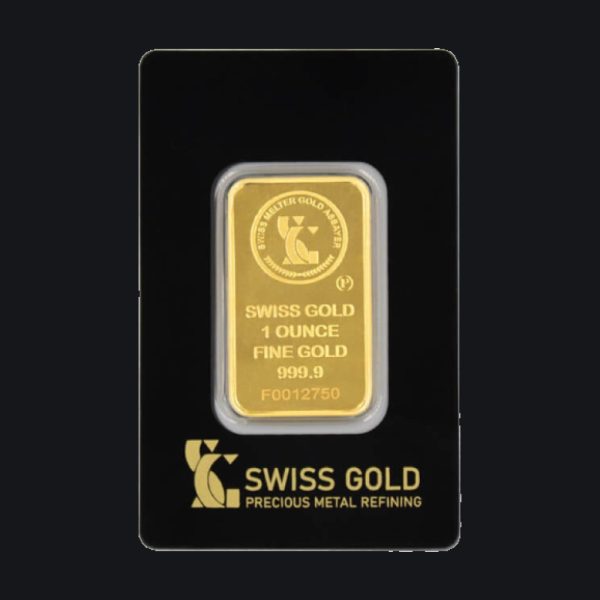 Swiss Gold gold minted bar 1 oz (999.9)