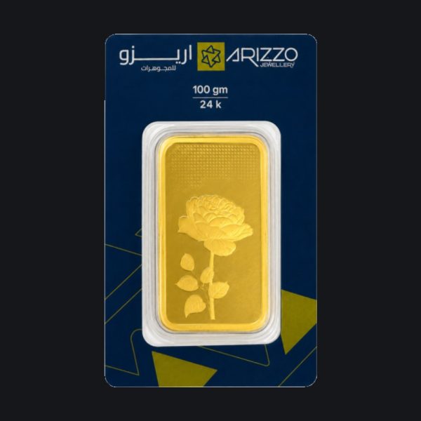Arizzo gold minted bar 100 g (999.9)