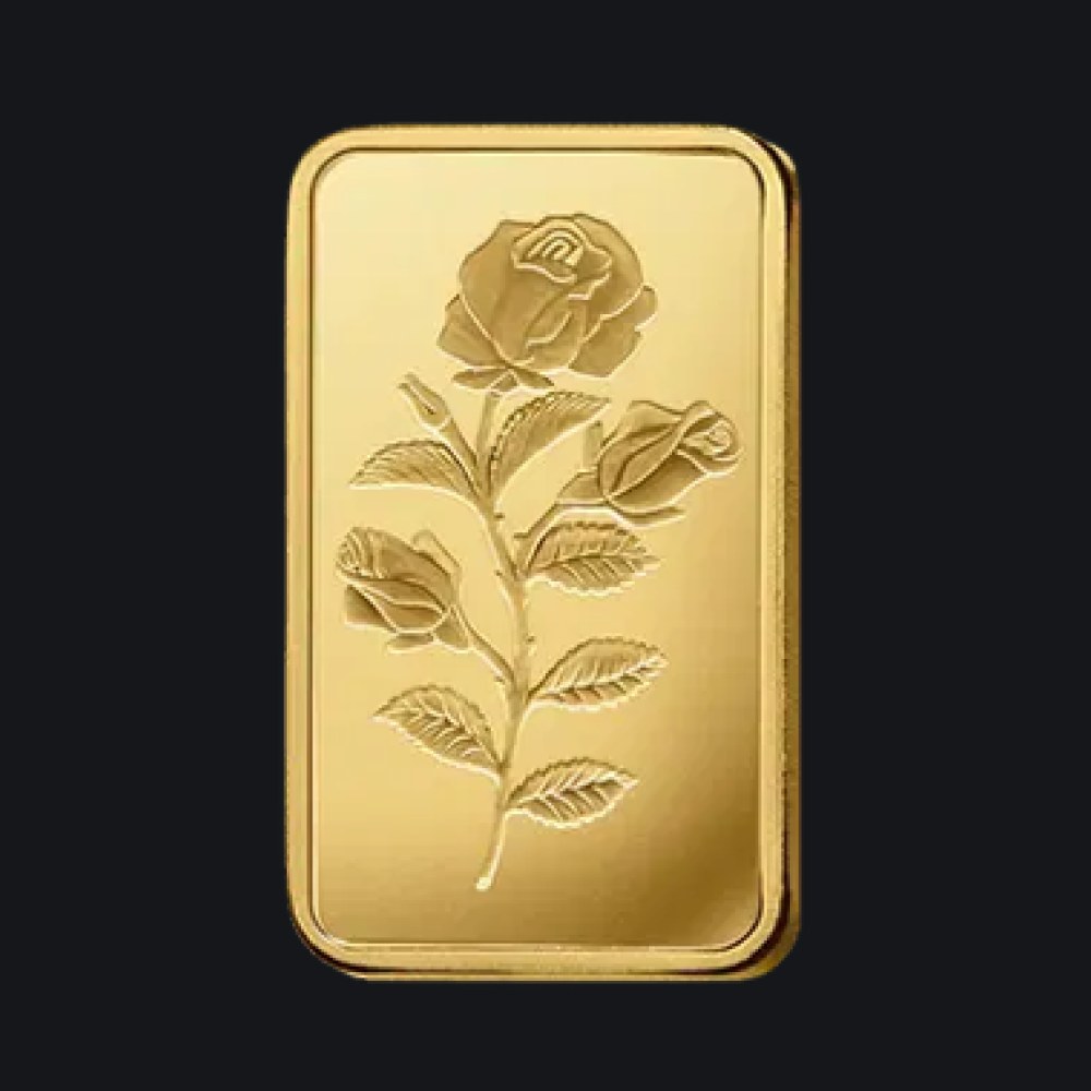 سبيكة ذهب مسكوكة PAMP Suisse 1 أونصة (999.9) — الوردة