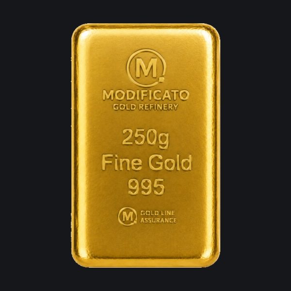 Modificato gold cast bar 250 g (999.9)