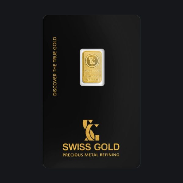 Swiss Gold gold minted bar 1 g (999.9)