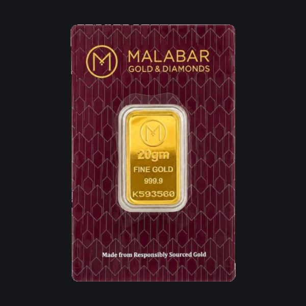Malabar gold minted bar 20 g (999.9)